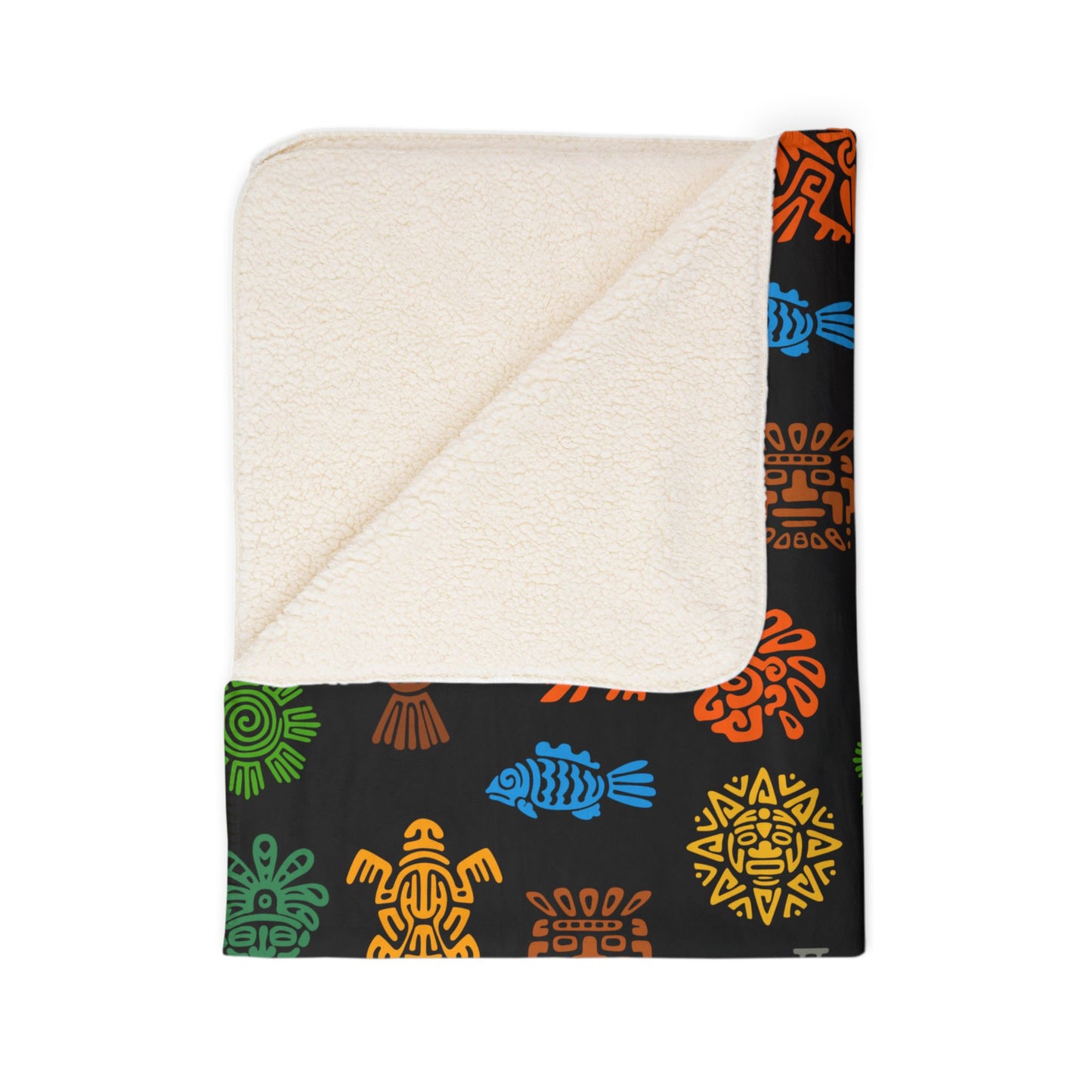 Aztec Fleece Sherpa Blanket