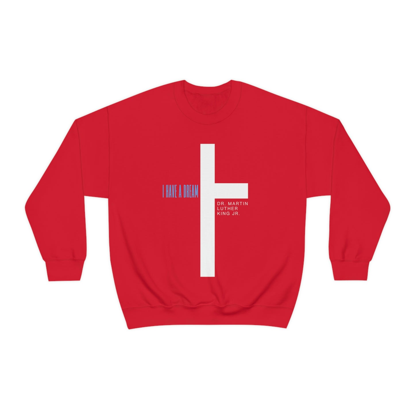 DR. KING "I HAVE A DREAM x CROSS" Unisex Heavy Blend™ Crewneck Sweatshirt