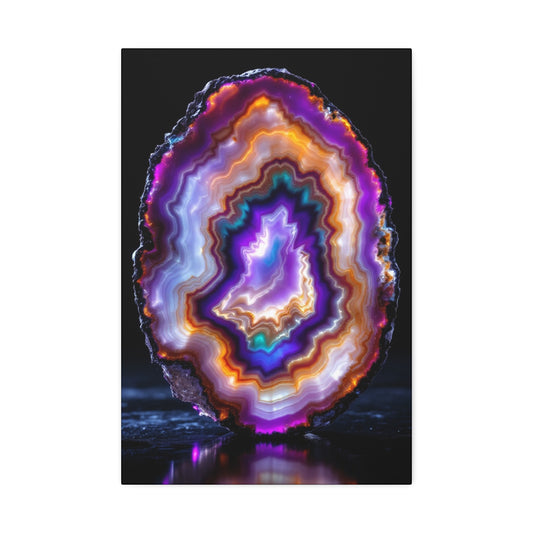 Purple Geode HD Canvas Stretched, 1.5''