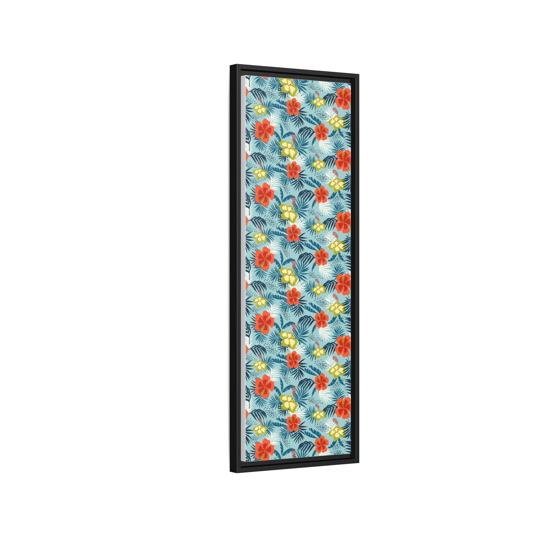 Tropical Summer Framed Matte Canvas Art