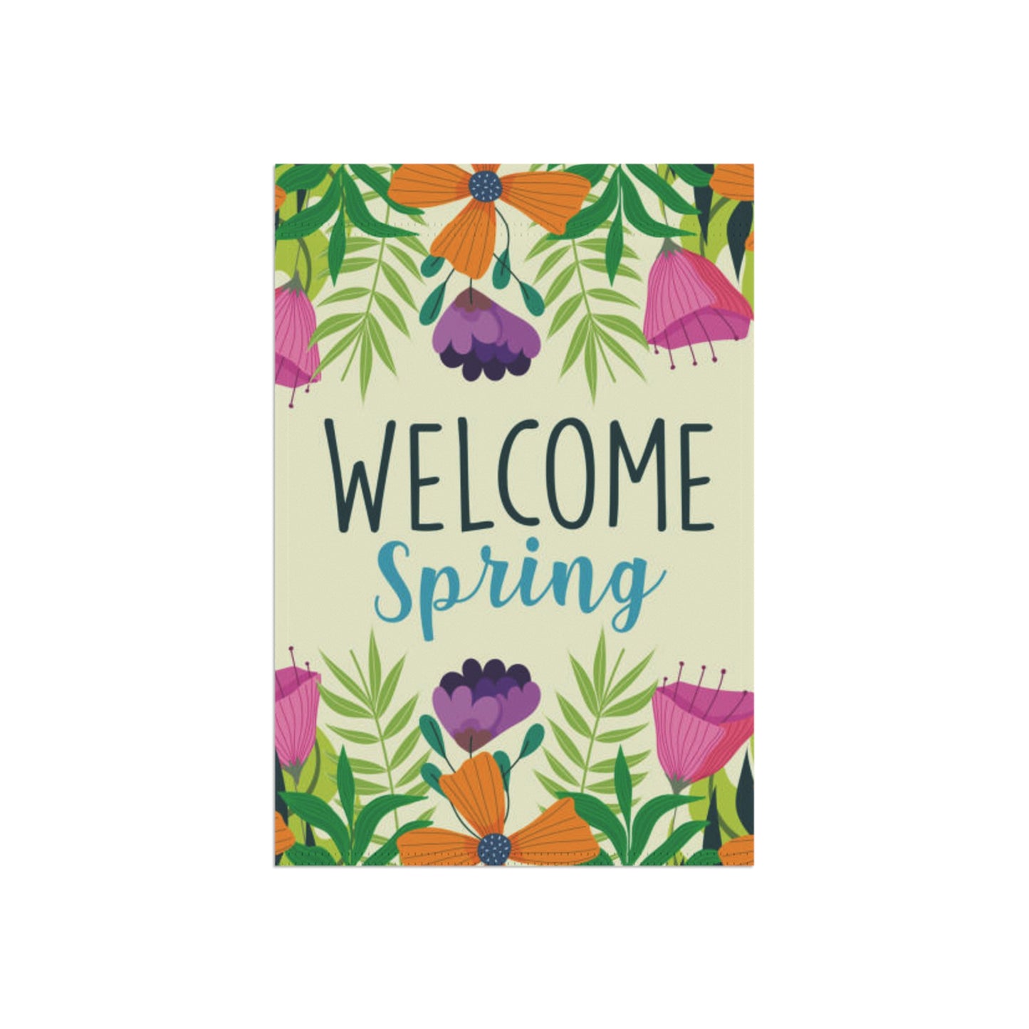 Welcome Spring Garden & House Banner