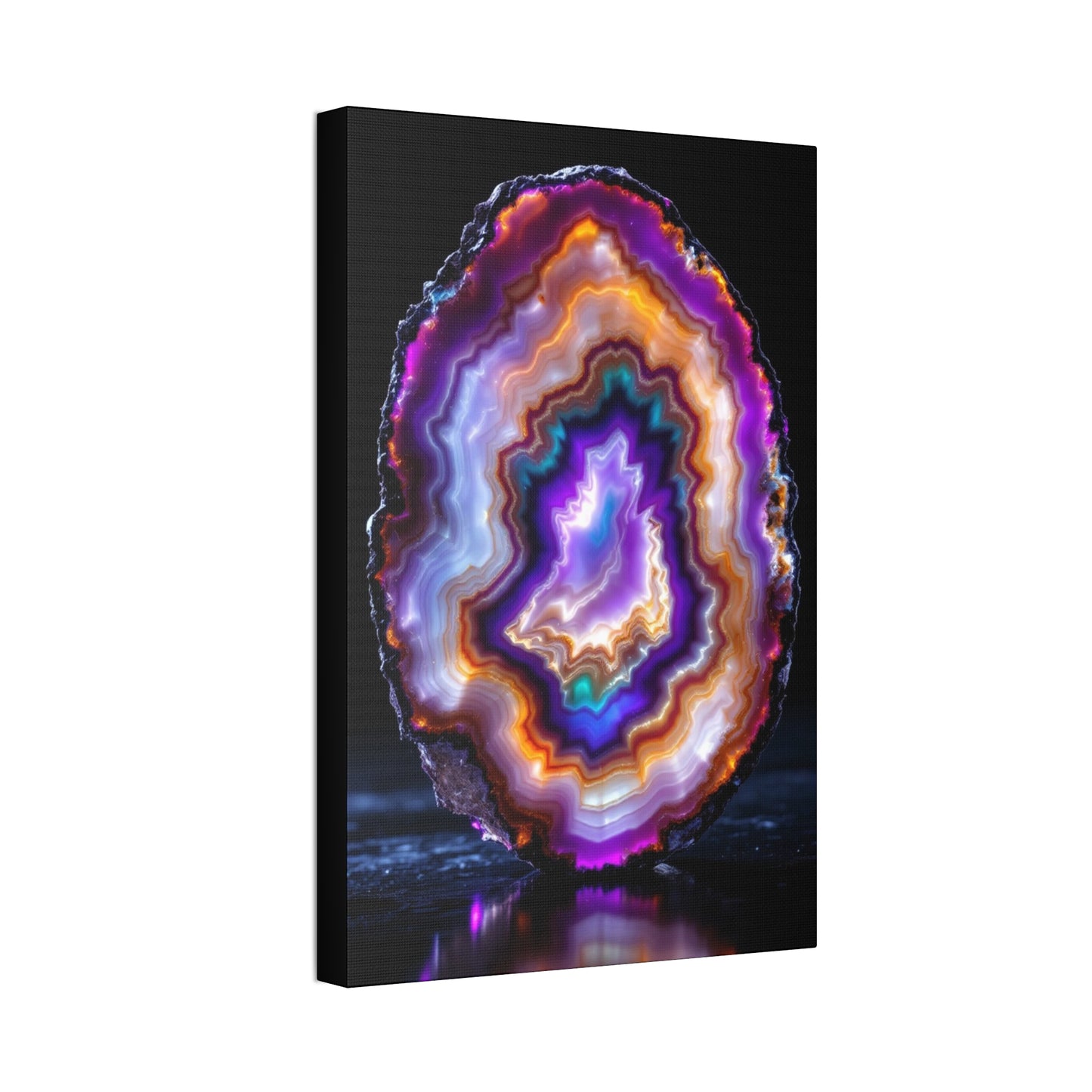 Purple Geode HD Canvas Stretched, 1.5''