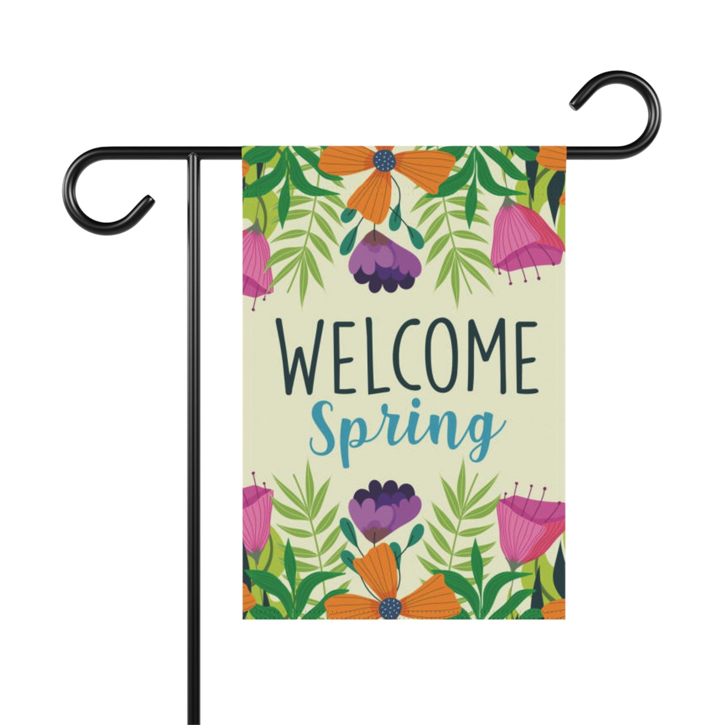 Welcome Spring Garden & House Banner