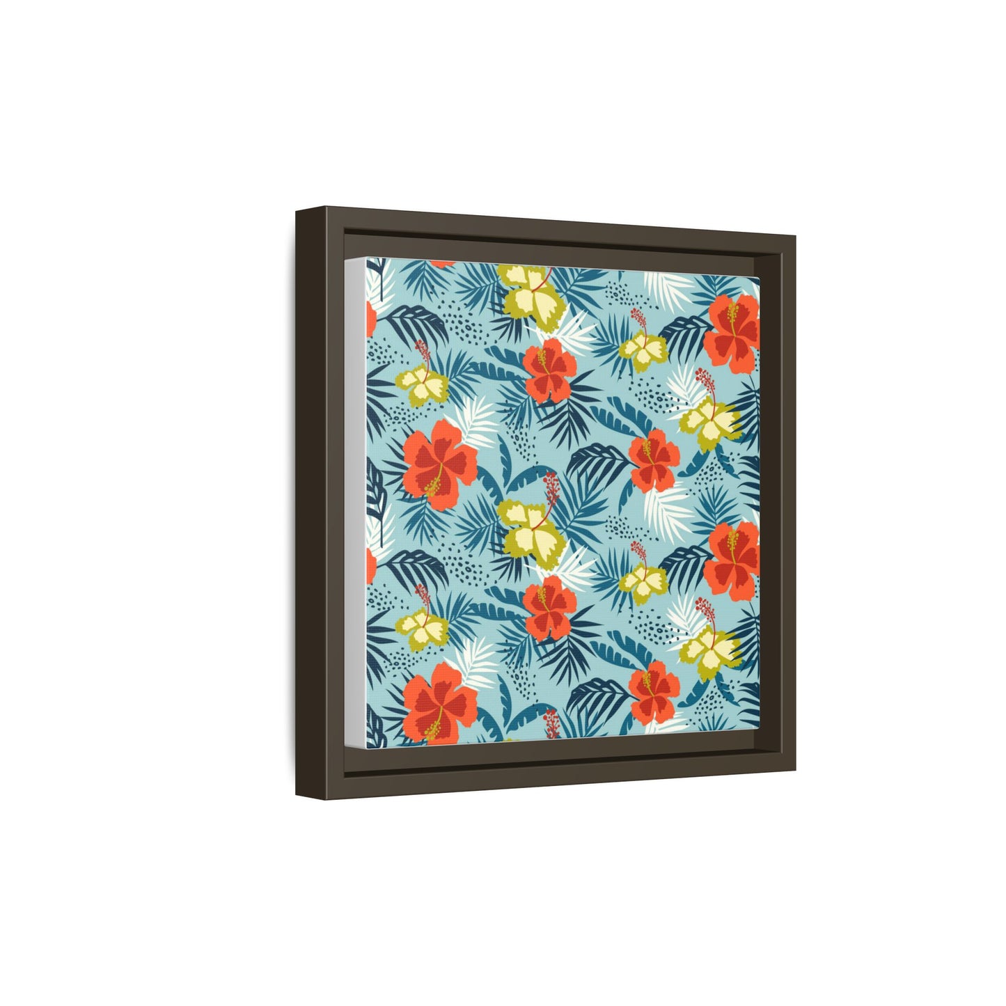 Tropical Summer Framed Matte Canvas Art