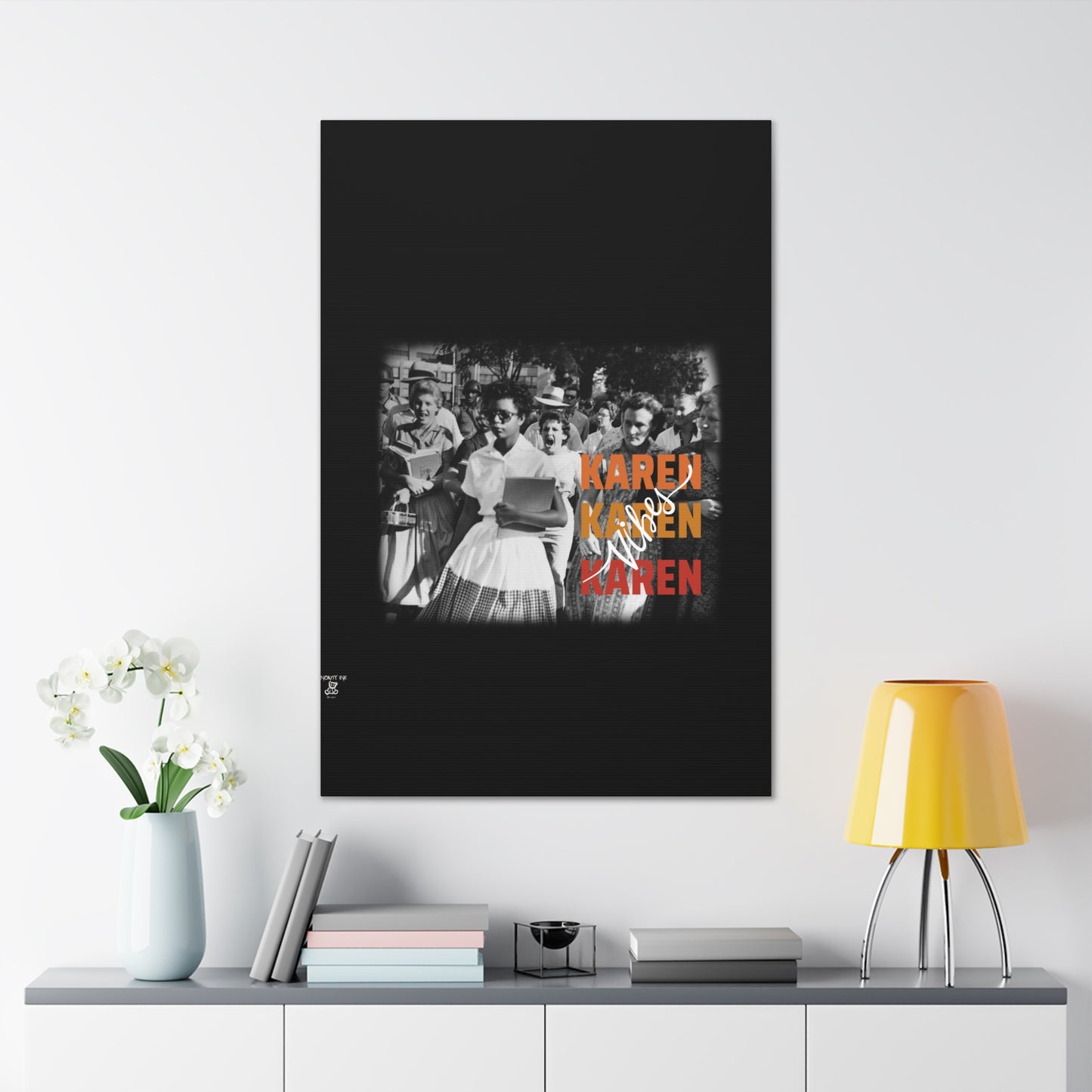 "Karen Vibes" School Integration Canvas Gallery Wrap