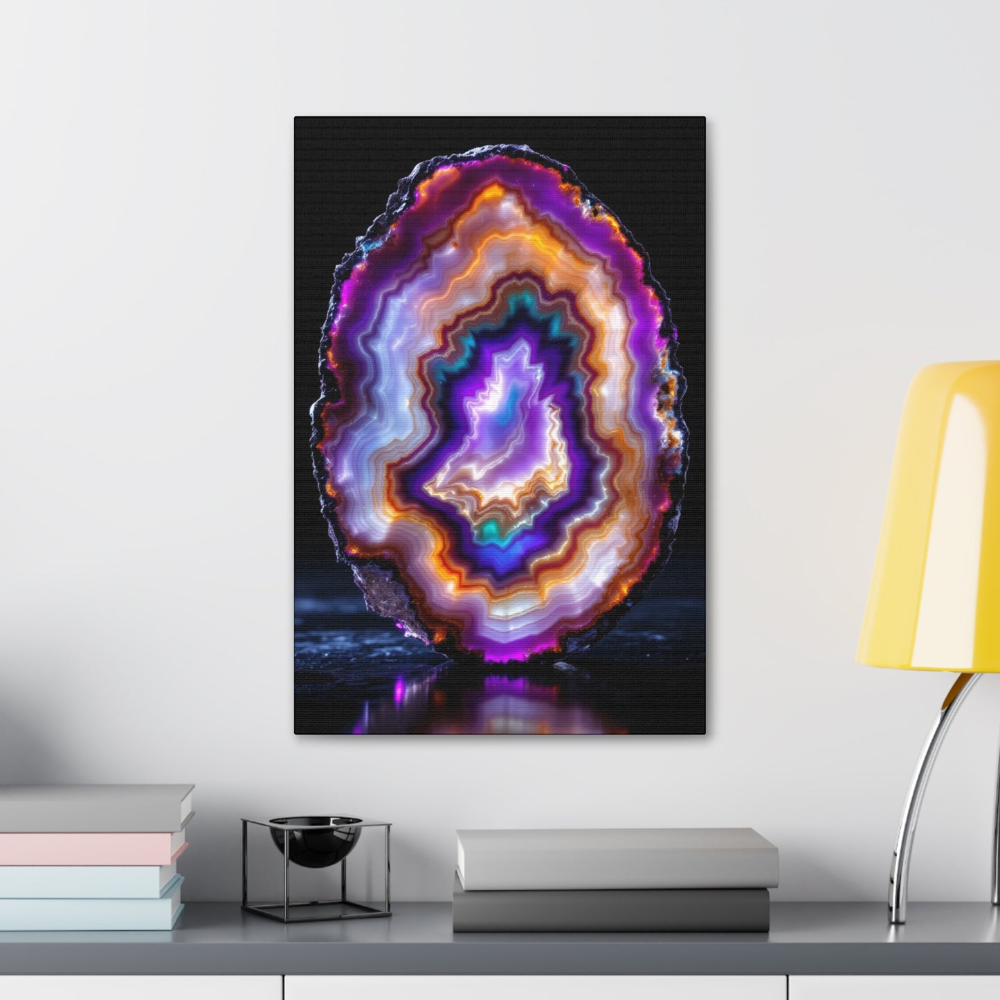 Purple Geode HD Canvas Stretched, 1.5''