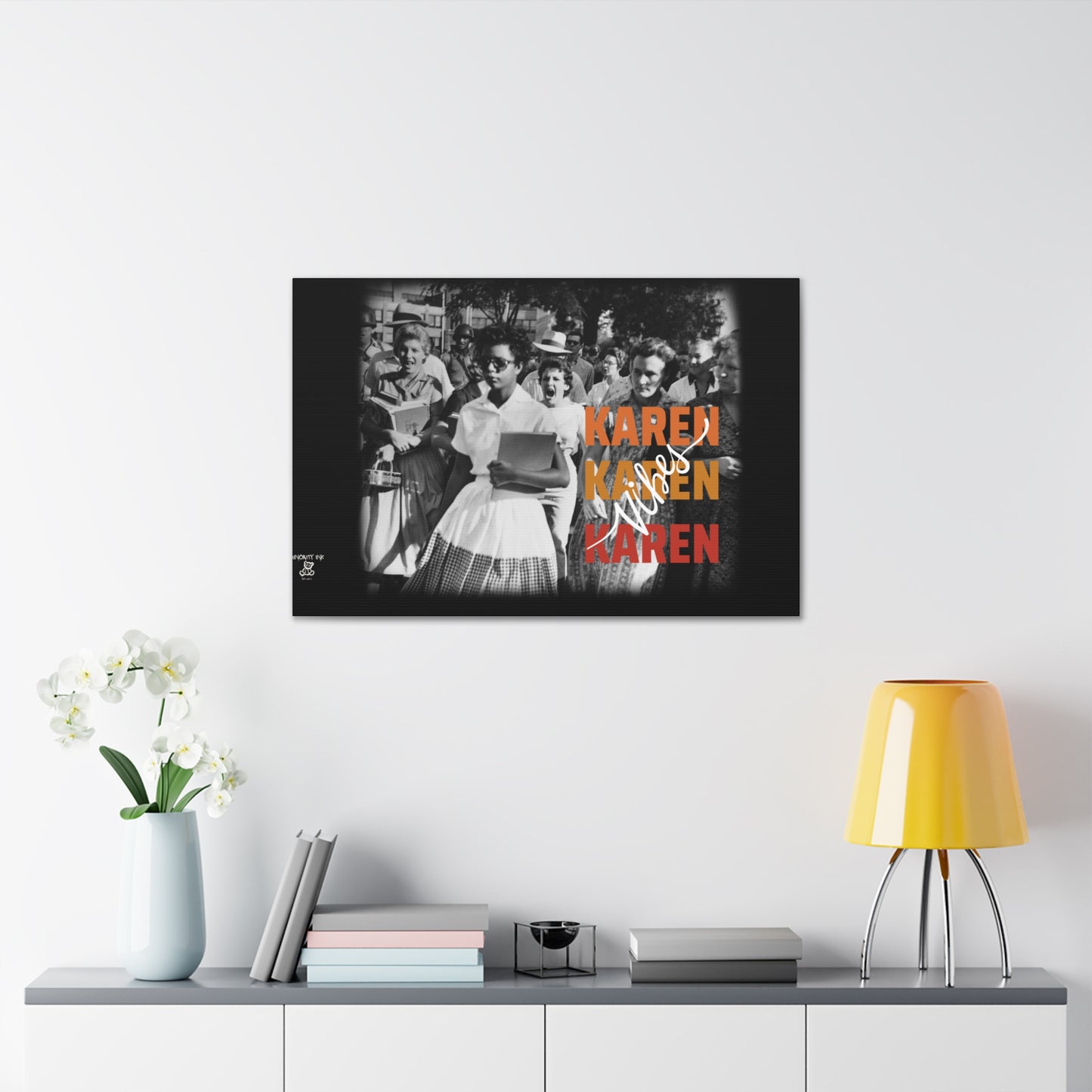 "Karen Vibes" School Integration Canvas Gallery Wrap
