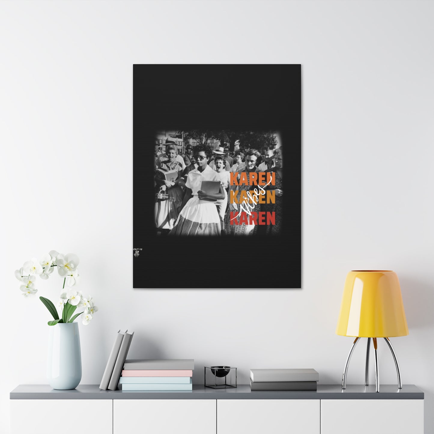 "Karen Vibes" School Integration Canvas Gallery Wrap