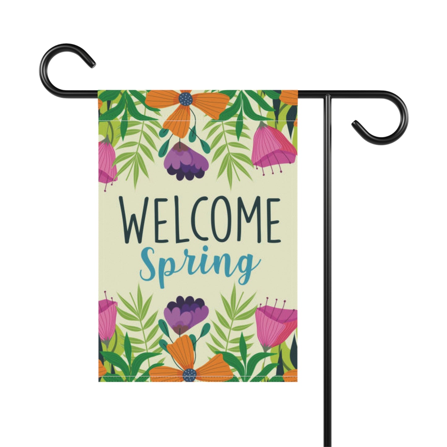 Welcome Spring Garden & House Banner