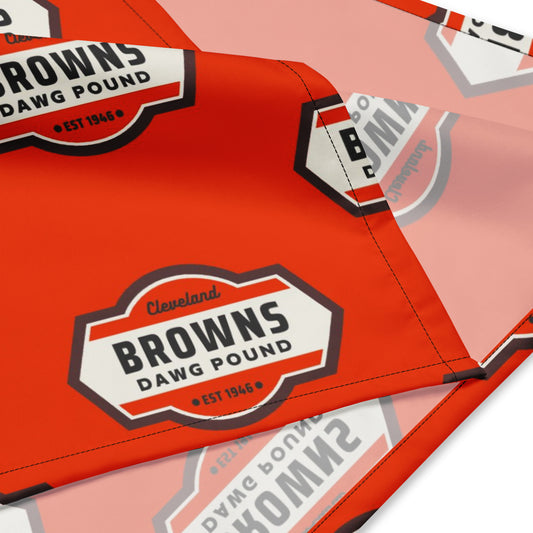 Browns Dawg Pound Bandana (New Orange)