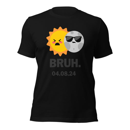 "Bruh" Solar Eclipse 2024 Unisex t-shirt