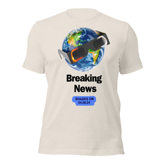"Breaking News" Eclipse 2024 Unisex t-shirt