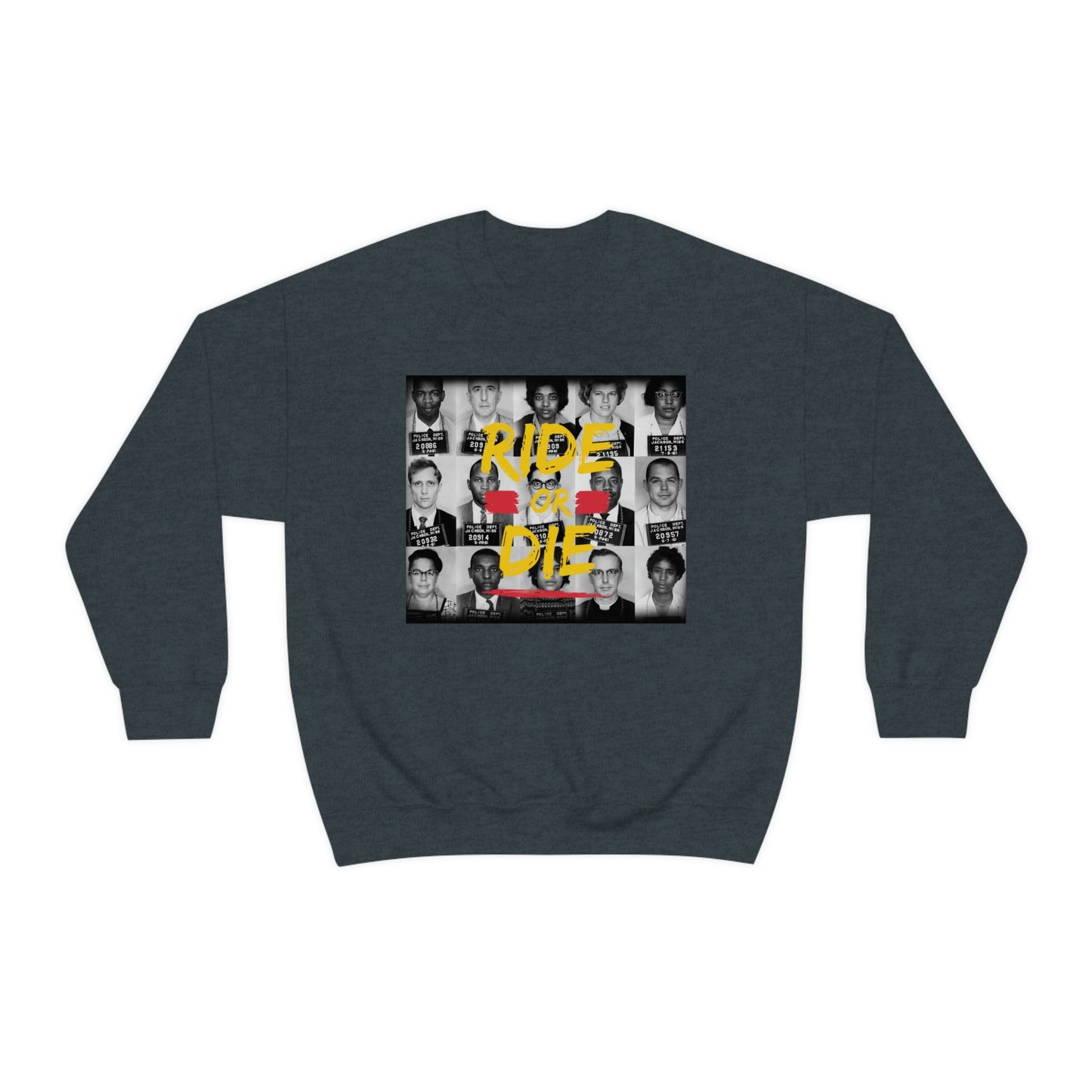 FREEDOM RIDERS "RIDE OR DIE" Unisex Heavy Blend™ Crewneck Sweatshirt