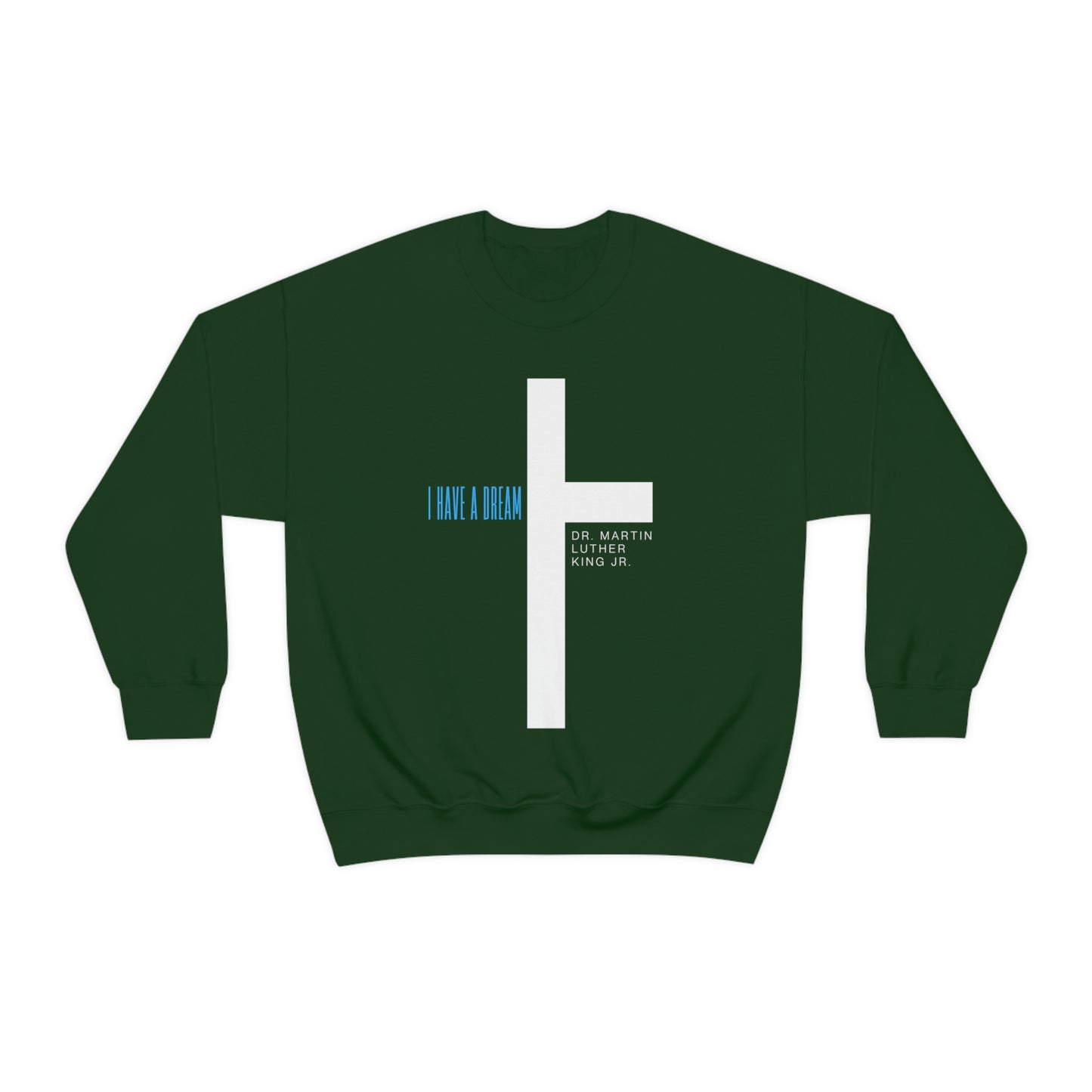 DR. KING "I HAVE A DREAM x CROSS" Unisex Heavy Blend™ Crewneck Sweatshirt