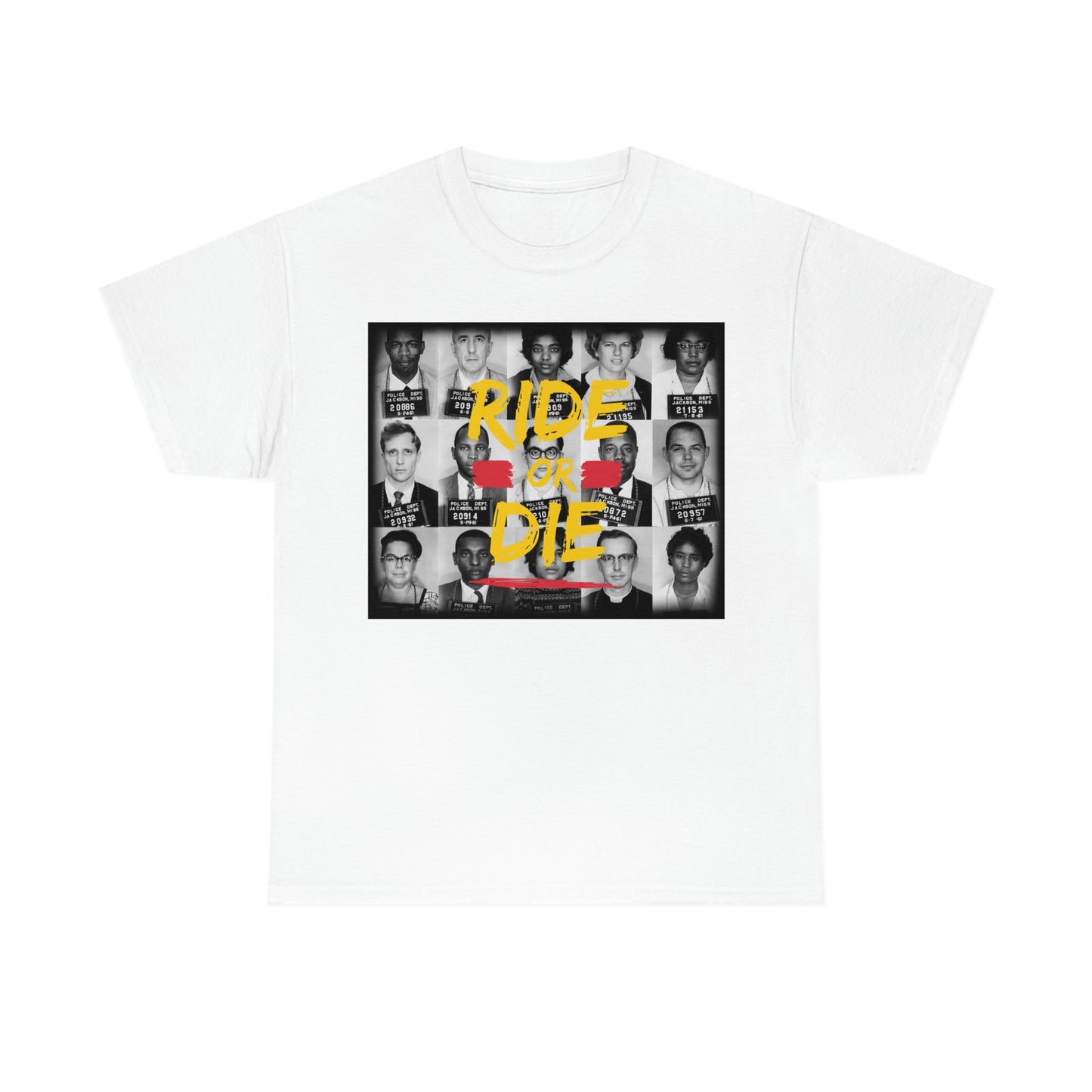 FREEDOM RIDERS "RIDE OR DIE" Unisex Heavy Cotton Tee