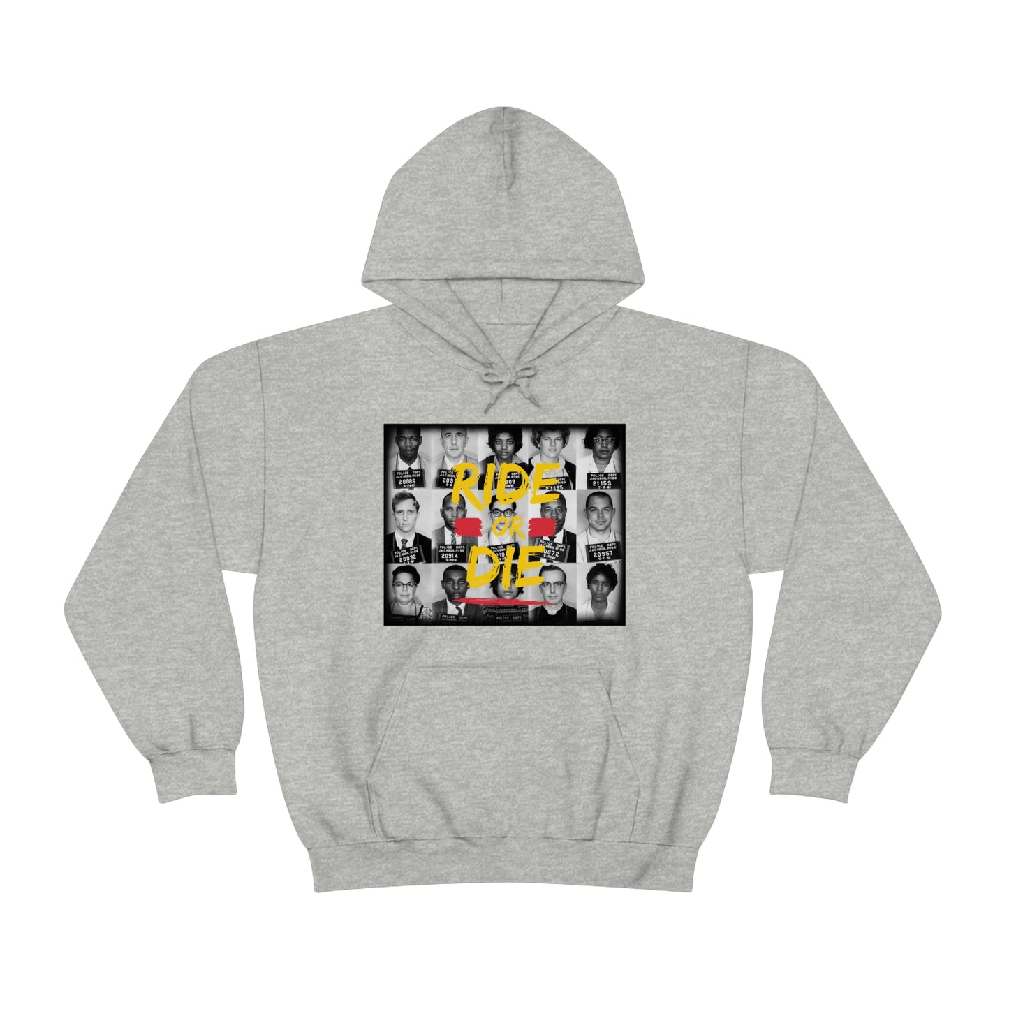 FREEDOM RIDERS "RIDE OR DIE" Unisex Heavy Blend™ Hooded Sweatshirt