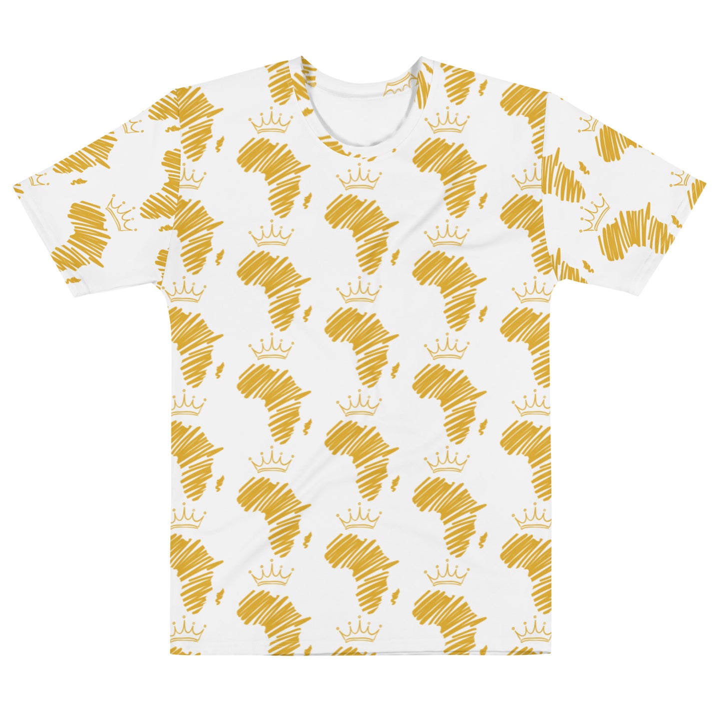 GOLD AFRICAN KINGS (WHITE) Men's t-shirt