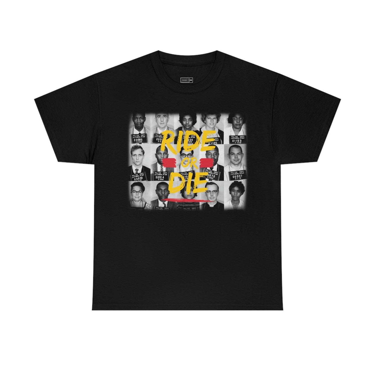 FREEDOM RIDERS "RIDE OR DIE" Unisex Heavy Cotton Tee