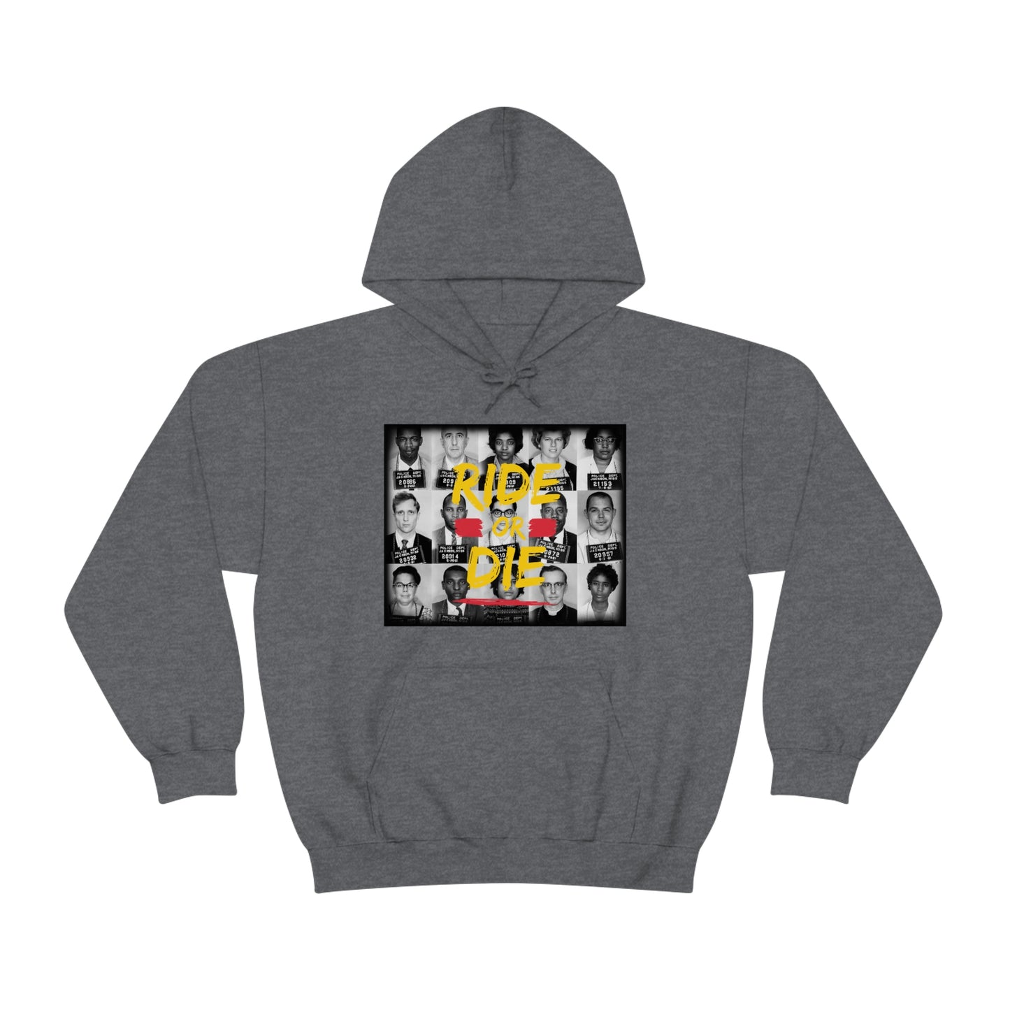 FREEDOM RIDERS "RIDE OR DIE" Unisex Heavy Blend™ Hooded Sweatshirt