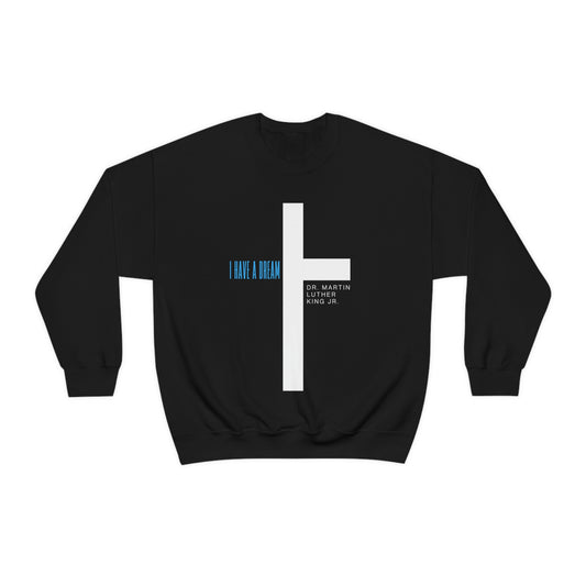 DR. KING "I HAVE A DREAM x CROSS" Unisex Heavy Blend™ Crewneck Sweatshirt